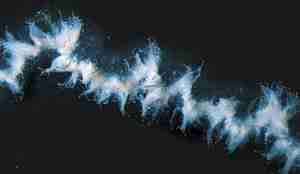 Ein karakteristisk spiral-formet perlesnormanet