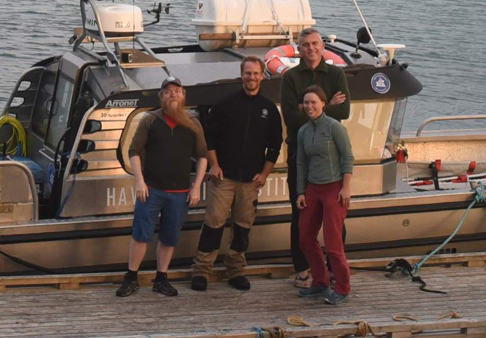 Fra venstre Jan Hinriksson, Keno Ferter, Otte Bjelland og Antonia Klöcker.