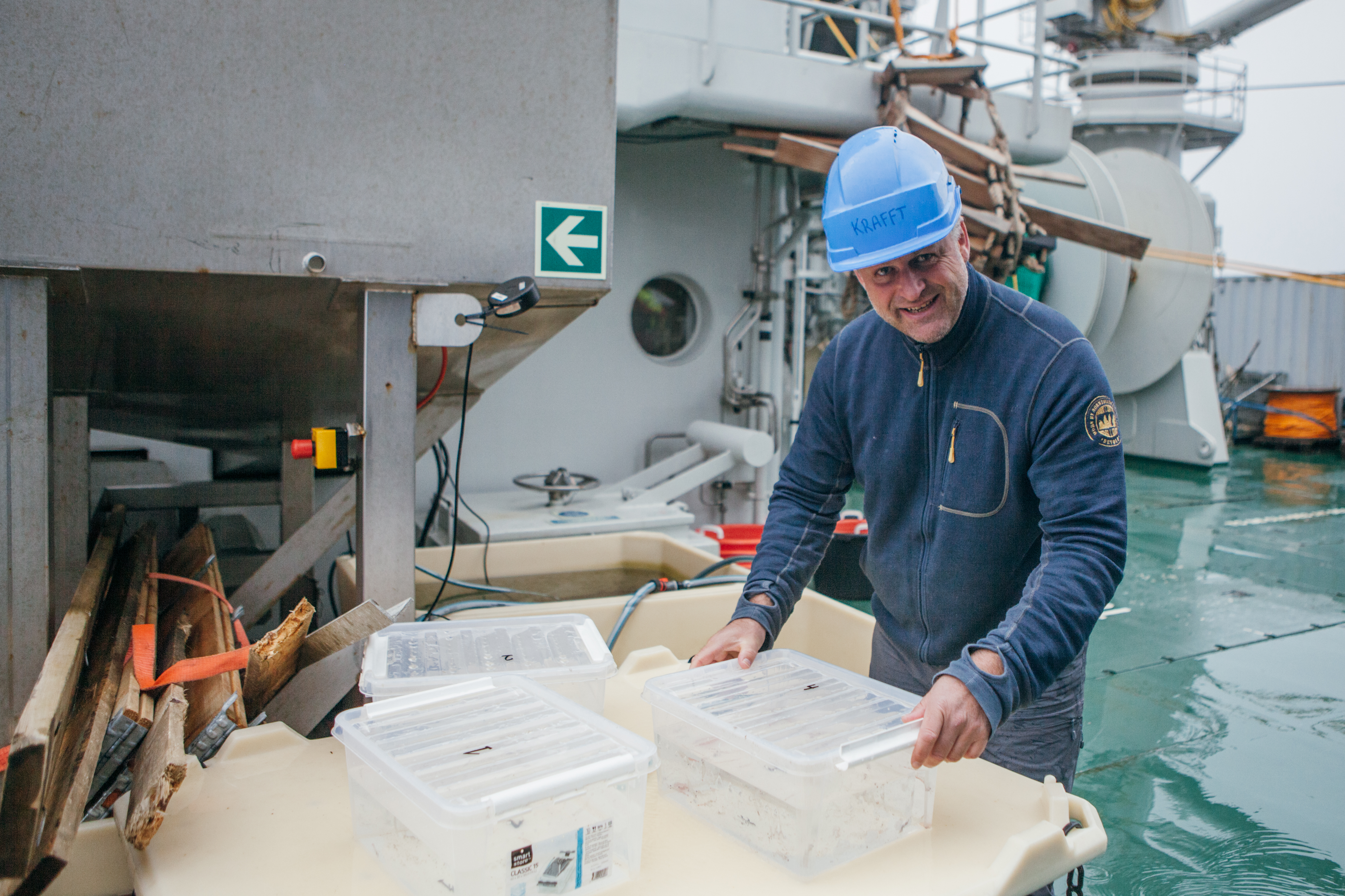 toktleder på båtdekk