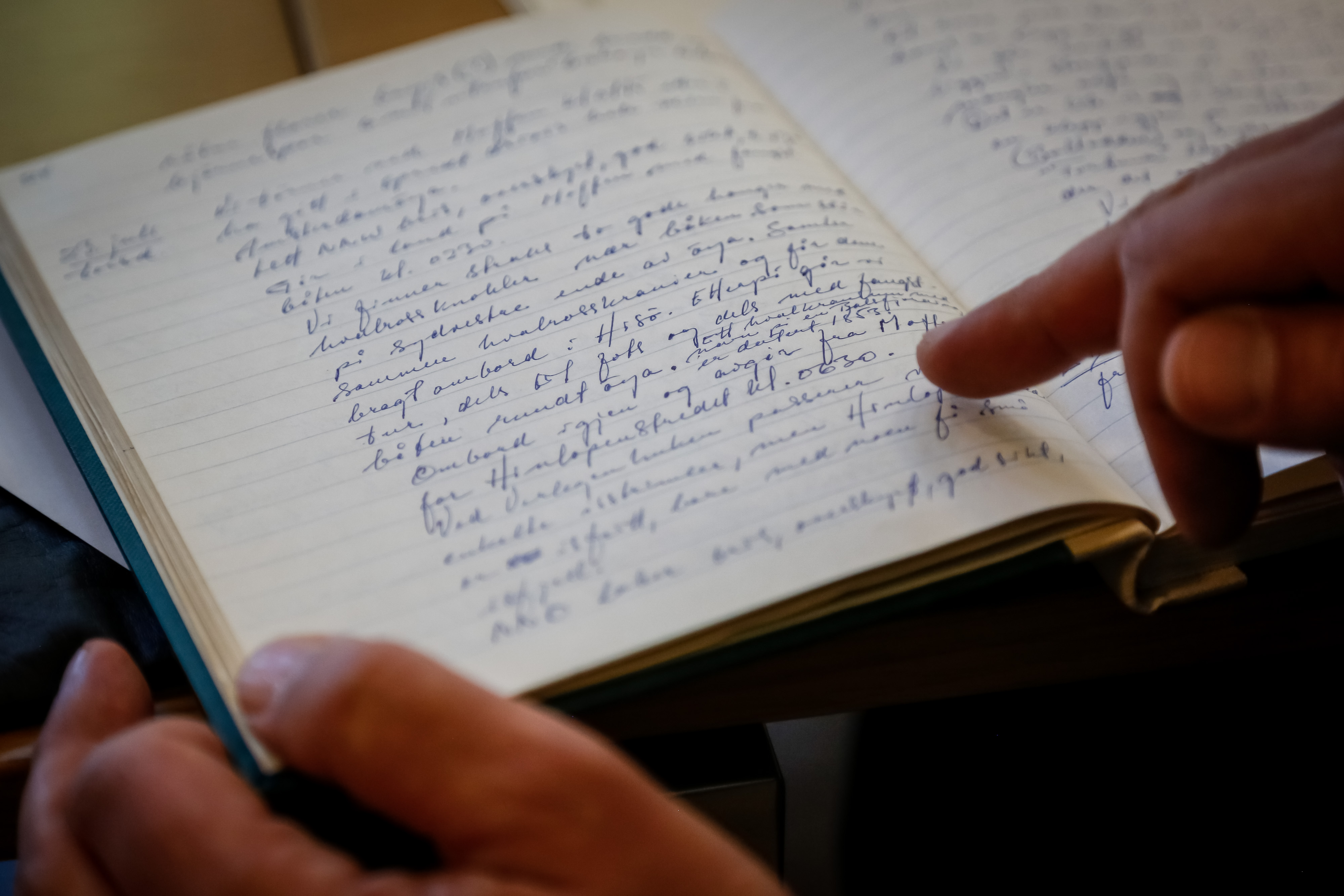 tettskriven dagbokside 