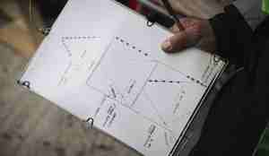 foto av en skisse av kilenot