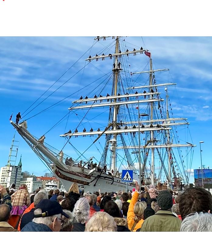Statsraad Lehmkul at Bergen Harbour