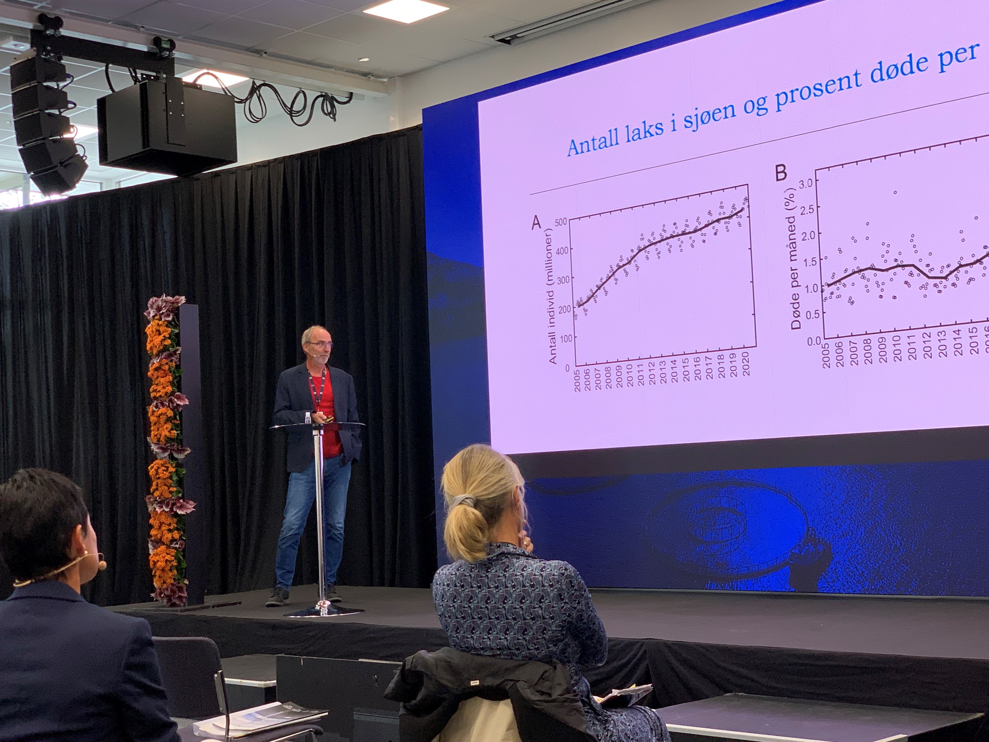 Tore Kristiansen holder foredrag på Aqua Nor