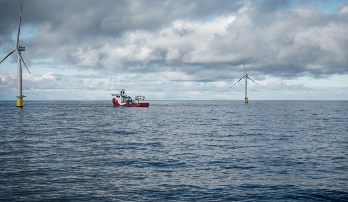 
vindturbiner på Hywind Tampen-feltet