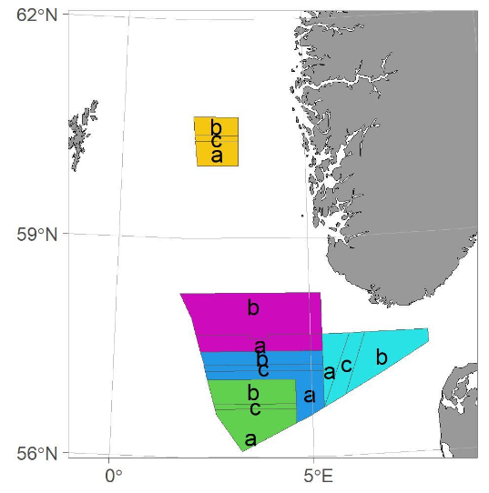 illustrasjon som viser kart med områder på