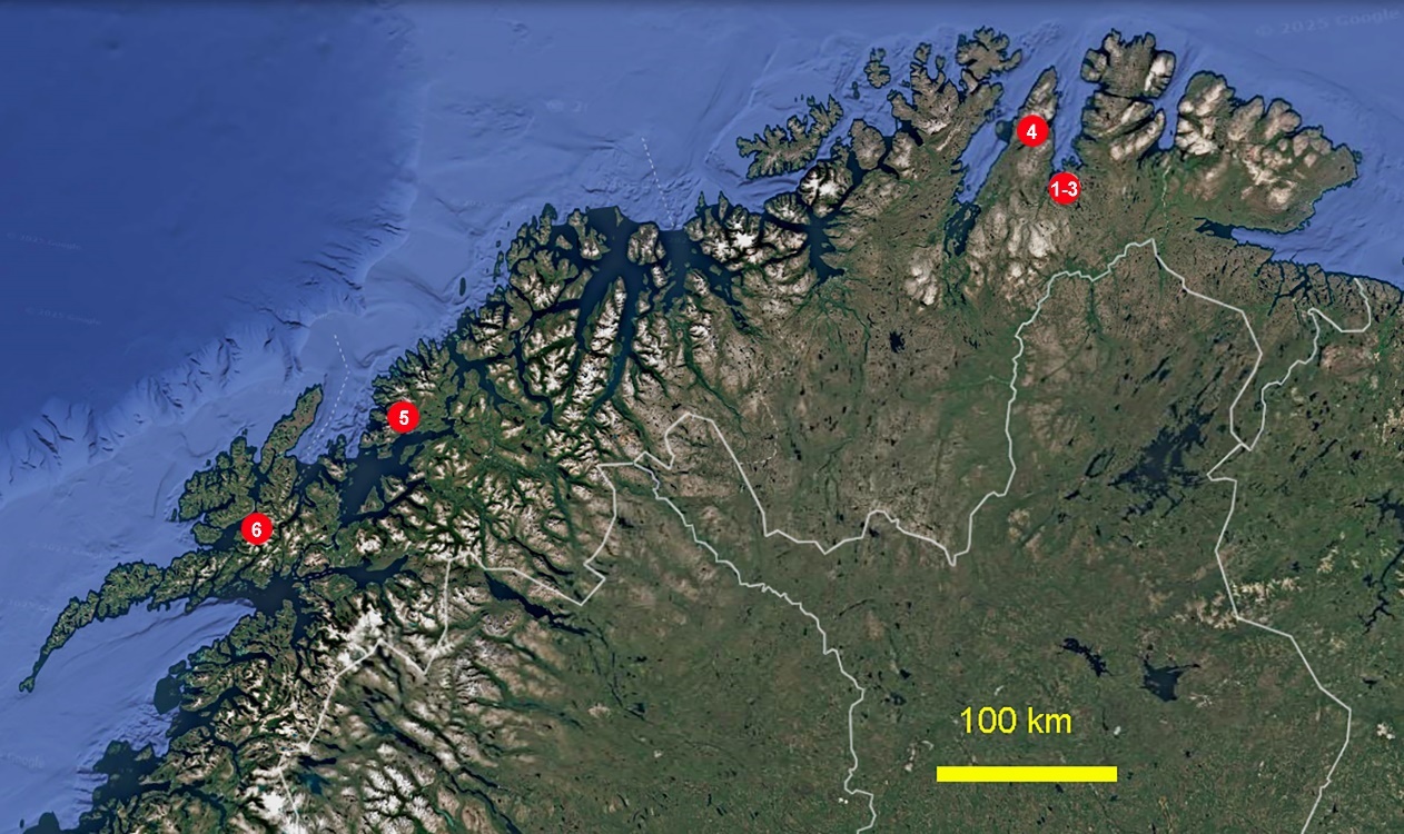 Spironucleus salmonicida: Kjent utbredelse i Norge