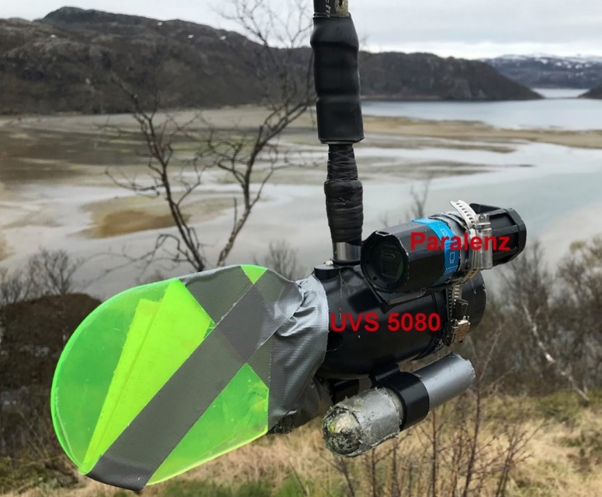 Figur 4. Undervannskamerasystemer benyttet til videoundersøkelser i Nordland.