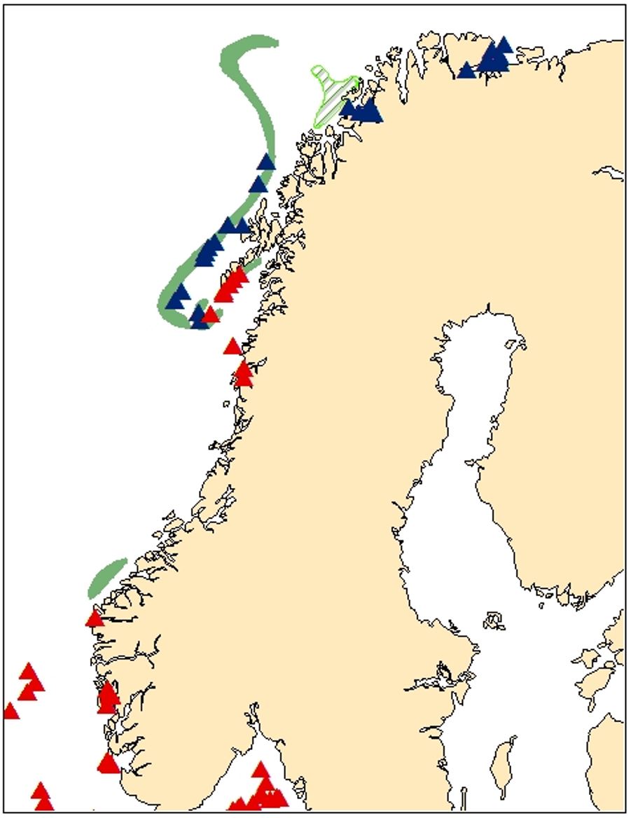kart over gyteområde