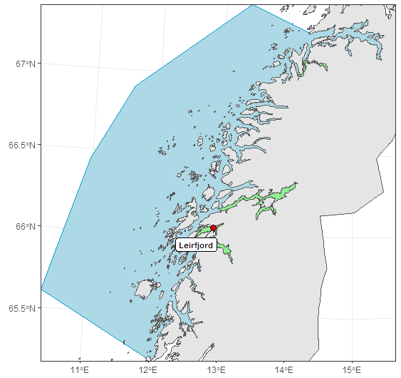 Kart over rusestasjoner i 2022