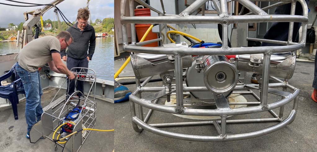 Figur 14: Slepekamerarigg med tre kameraer.