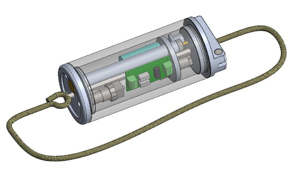Illustrasjon som viser hvordan Uwitec tenkte å bruke utløseren.