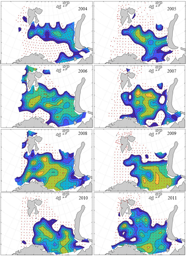 Overview capelin 2004-2011