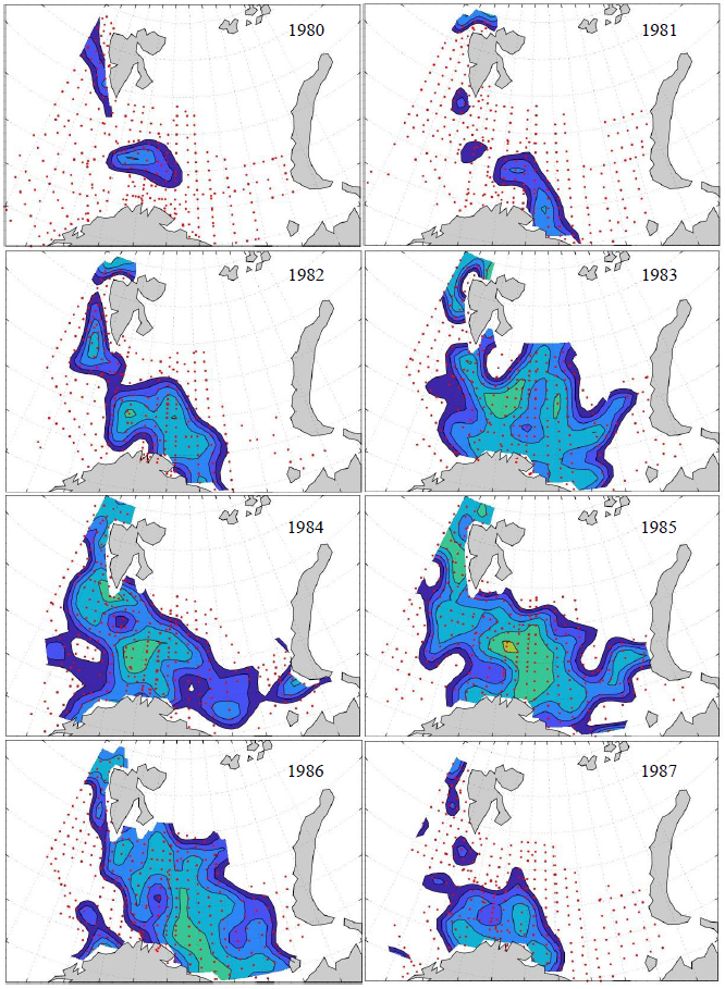 Overview cod 1980-1987