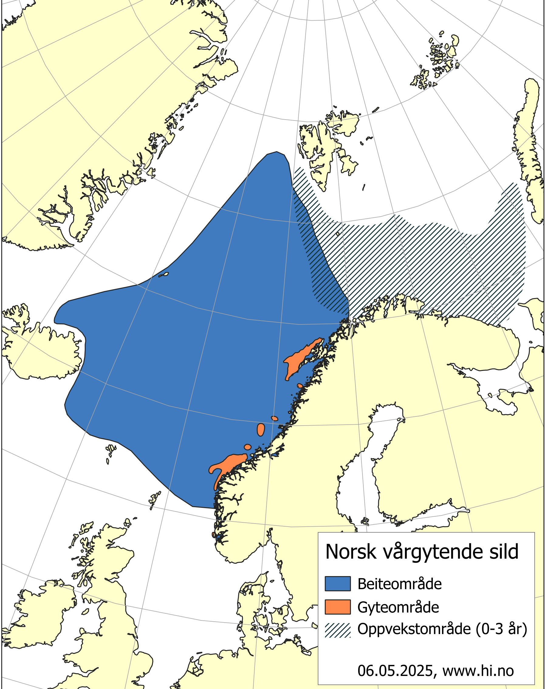 Utbredelsesekart NVG sild