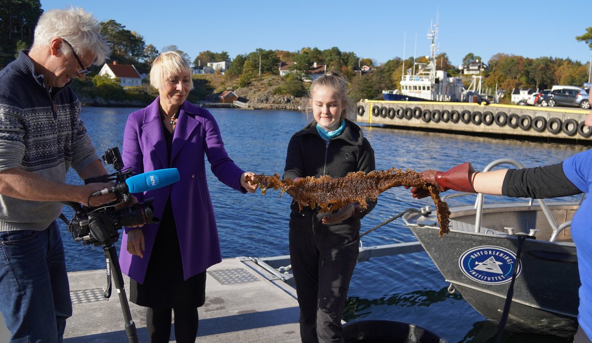 Sissel Rogne under lanseringen av «Dugnad for havet».
